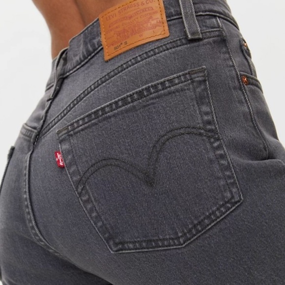 Levi's Women's 501 Stretch Skinny Jeans - Dark Side of the Moon NWT - Picture 6 of 9